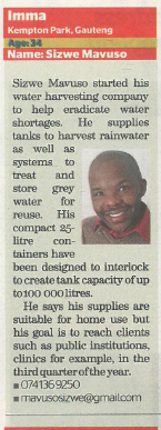 Sowetan Article